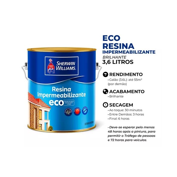 RESINA IMPERMEABILIZANTE ECO INCOLOR 3,6L