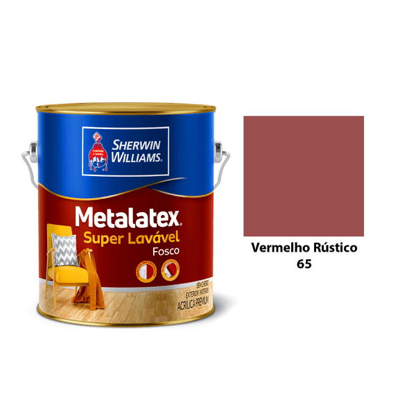 METALATEX ACR FOSCO VERMELHO RUSTICO 3,6GL 