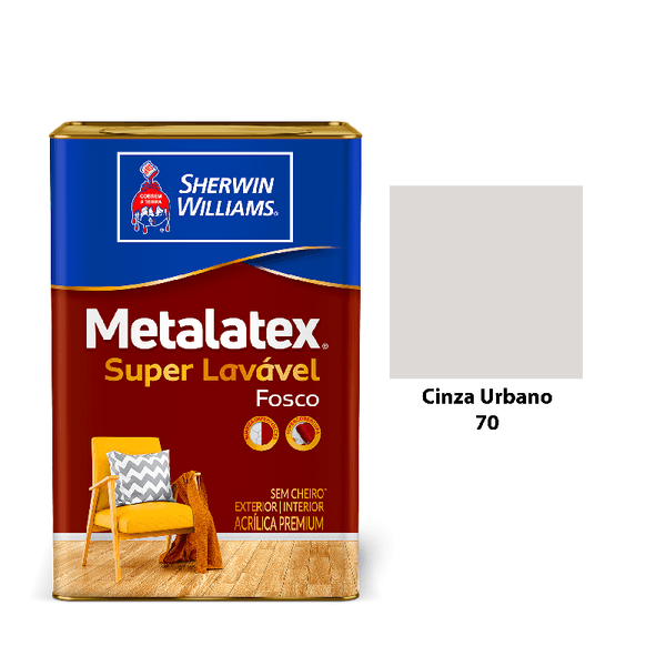 METALATEX ACR FOSCO CINZA URBANO 18LT 