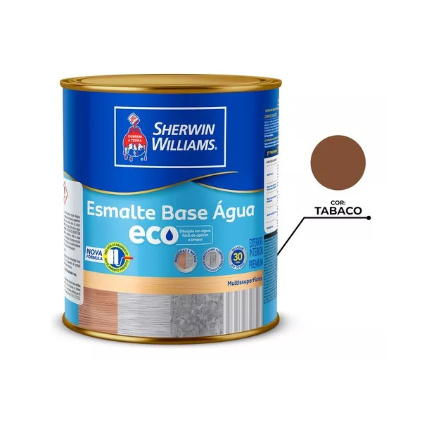 ESMALTE BASE D AGUA BRILHANTE TABACO 900ML