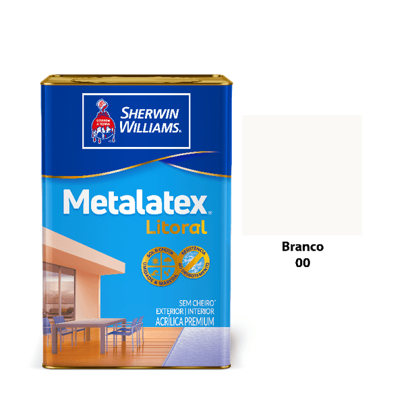 METALATEX ACR ACET LITORAL BRANCO 18LT 