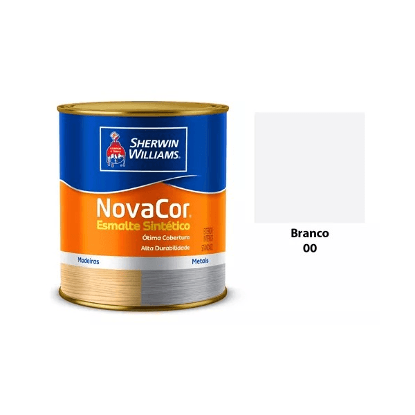 ESMALTE NOVACOR BRILHANTE BRANCO 225ML