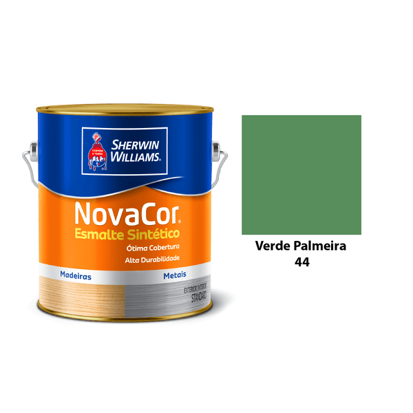 ESMALTE NOVACOR BRILHANTE VERDE PALMEIRA 3,6L