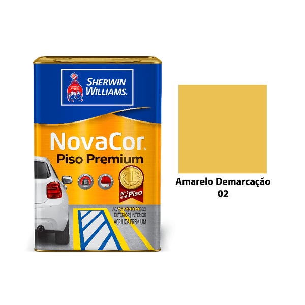 NOVACOR PISO PREMIUM AMARELO DEMARCACAO 18LTS