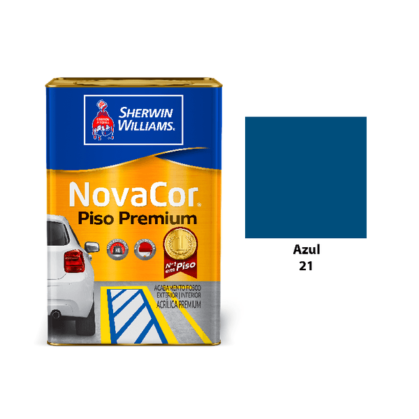NOVACOR PISO PREMIUM AZUL 18LTS