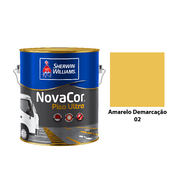 NOVACOR PISO ULTRA AMARELO DEMARCAÇÃO 3,6L
