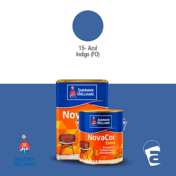 NOVACOR ACR EXTRA FOSCO AZUL INDIGO 18L