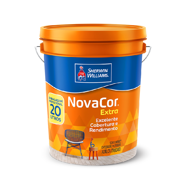 NOVACOR ACR EXTRA FOSCO BRANCO BALDE 20L
