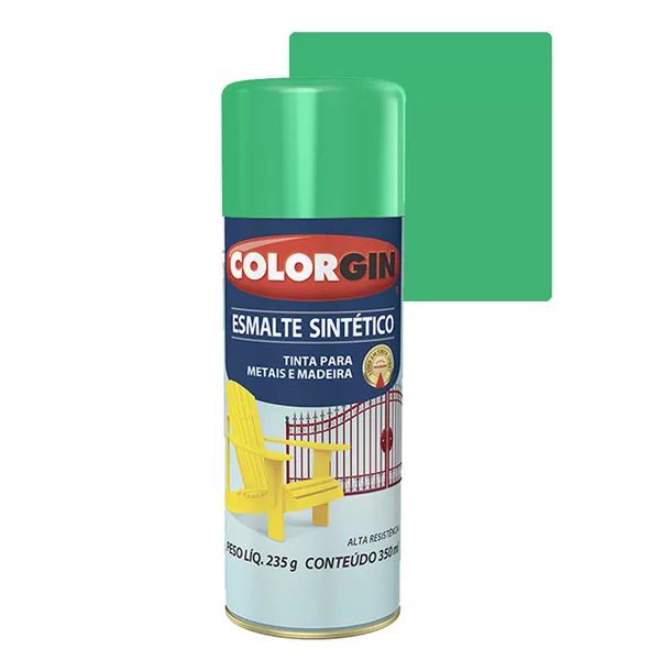COLORGIN ESMALTE SINTÉTICO VERDE CLARO