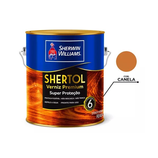 VERNIZ SHERTOL BRILHANTE CANELA 3,6L SW