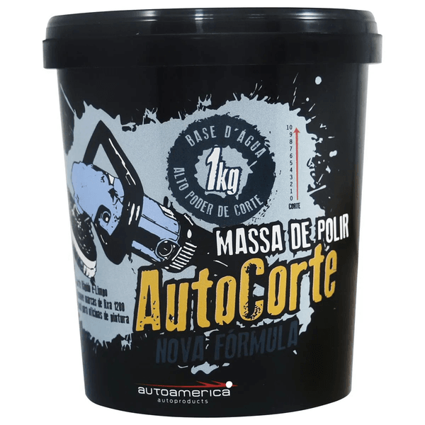 AUTOAMERICA MASSA DE POLIR AUTO CORTE 1 KG