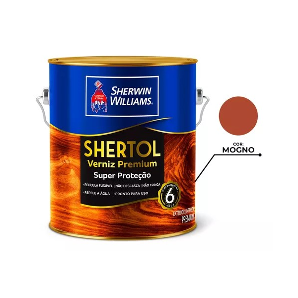 VERNIZ SHERTOL BRILHANTE MOGNO 3,6L SW