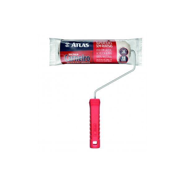 ATLAS ROLO PELE DE CARNEIRO 15CM 
