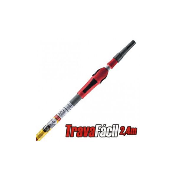 ATLAS EXTENSOR DE FIBRA ALUMINIIO TRAVA FACIL 2,4M 