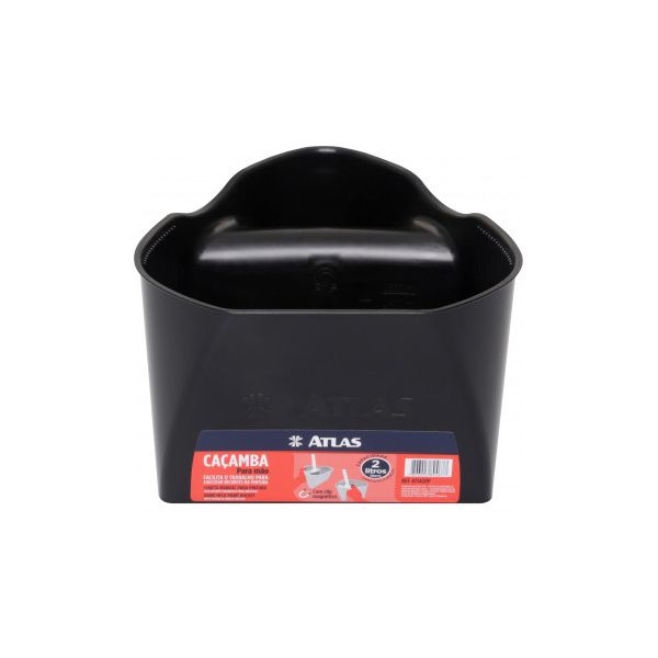 ATLAS CAÇAMBA PRETA DE MÃO 2L 