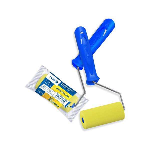 TIGRE ROLO ESPUMA 1341 AMARELO 9CM