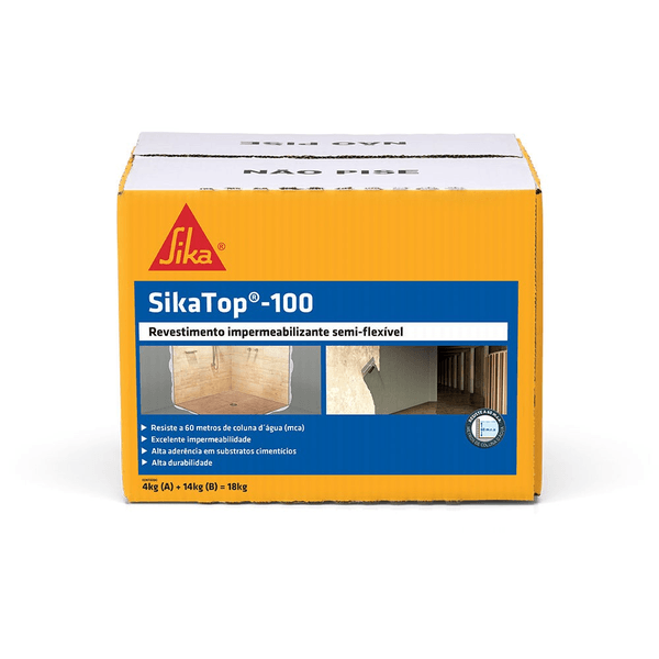 SIKA SIKATOP 100 IMPERMEABILIZANTE SEMI-FLEXÍVEL 18KG