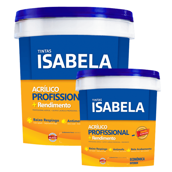 ALESSI ISABELA ACRILICO PROFISSIONAL BRANCO BALDE 18L