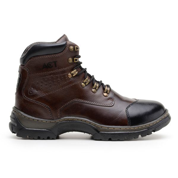 Bota masculina shop caterpillar 2189 castanho