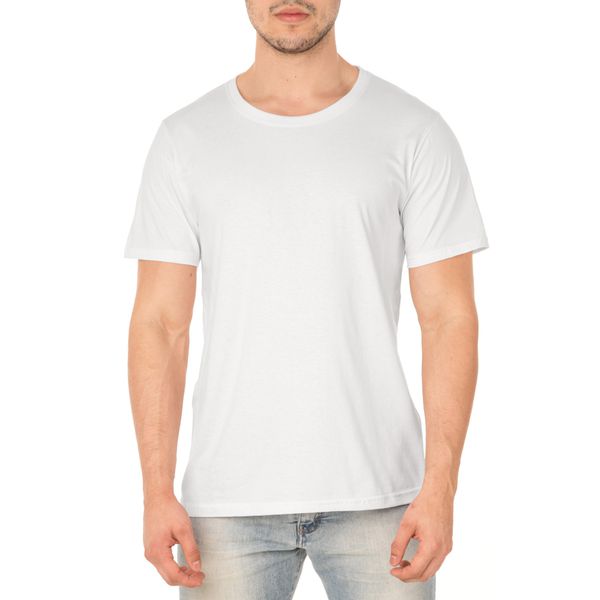 Camiseta Masculina 100% Algodão - Branca