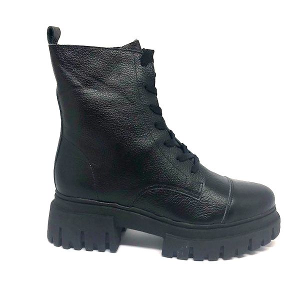 Bota Coturno Claire - Preta