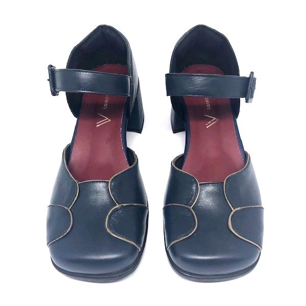 Sapato Marina -Marinho com fendi