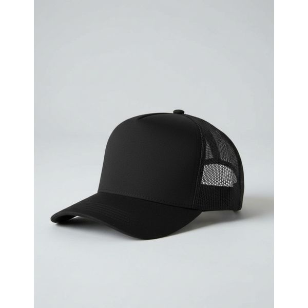Boné Truker de Tela Preto