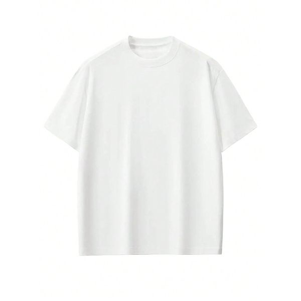 Camiseta Oversized 100% Algodão 30.1 Branco