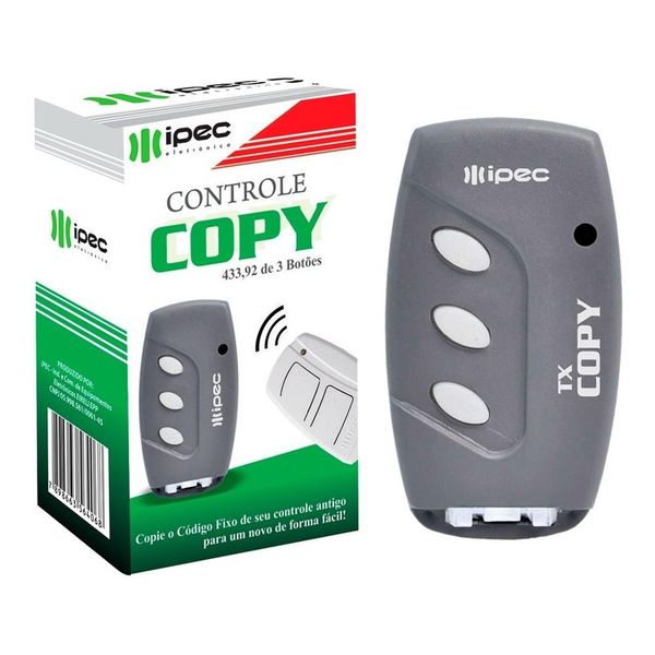 Controle Remoto Clonador 433,92mhz code Learn