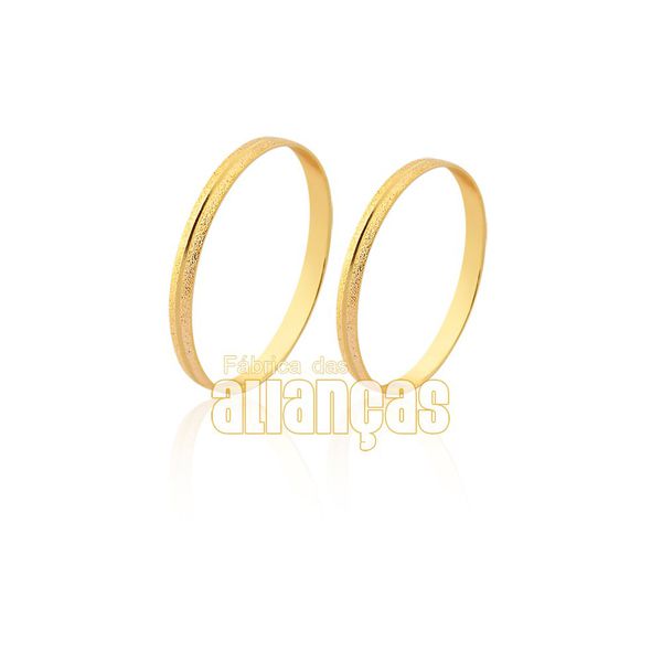 Alianças Em Ouro 18k Personalizadas - FA-590