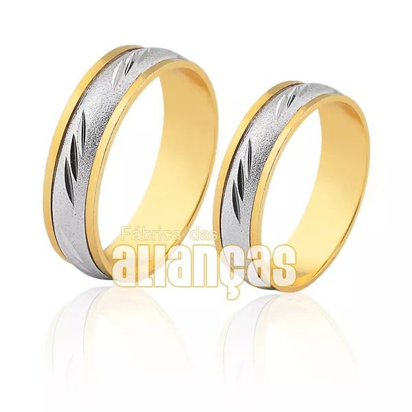 Alianças De Bodas 18k 0,750 