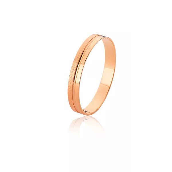 Alianças Diamantada em Ouro 18k - FA-2400-U - Fábrica das Alianças