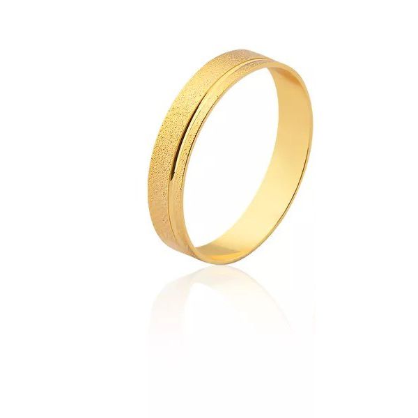  Alianças em Ouro 18k - FA-1848-U - Fábrica das Alianças