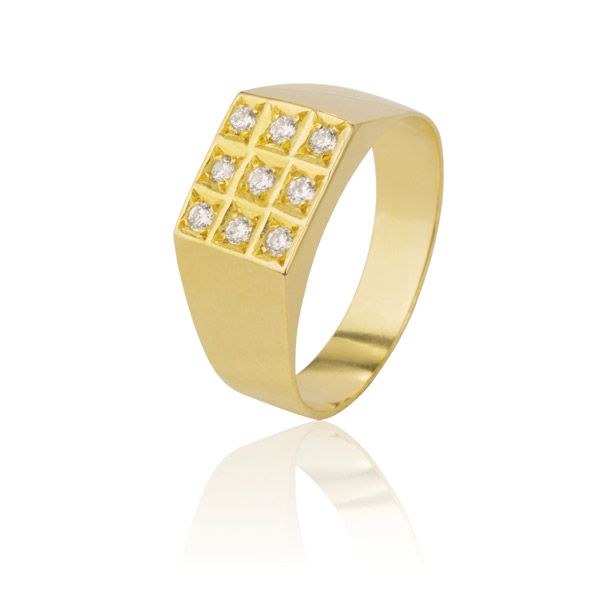 Anel em Ouro 18k Masculino 