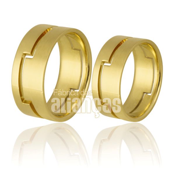 Alianças de Casamento em Ouro 18k