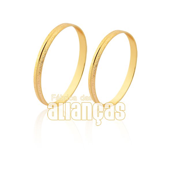 Aliança De Ouro 10k Barata + Frete Grátis - FA-1820-10K - Fábrica das Alianças