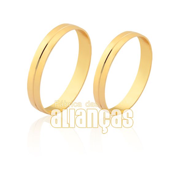 Aliança Em Ouro 18k