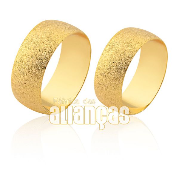 Alianças De Noivado e Casamento Em Ouro 10k - FA-1873-10K - Fábrica das Alianças