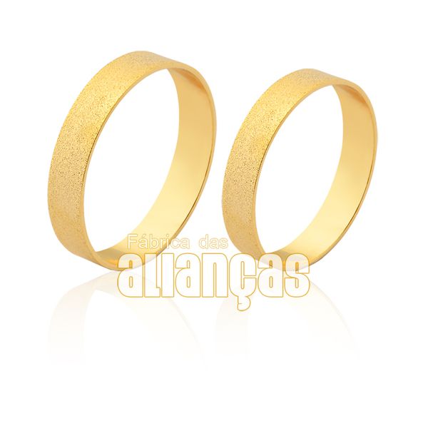 Alianças Finas em Ouro 10k Diamantadas