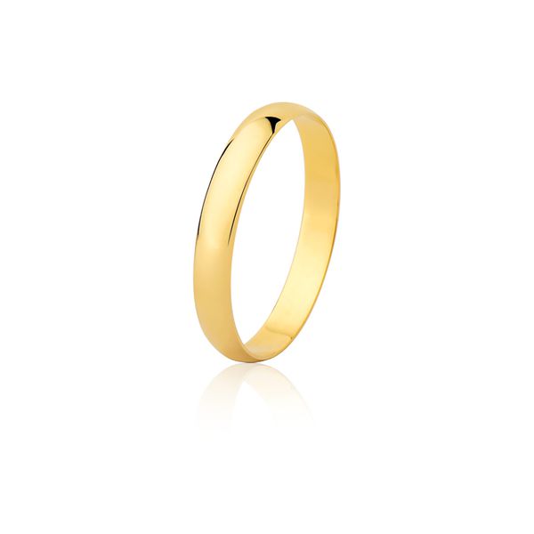 Aliança Ouro Amarelo 18k (3,00mm) - FA-09-unit - Fábrica das Alianças