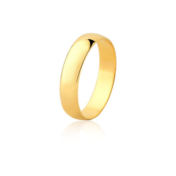 Aliança Ouro Amarelo 18k (4,00mm)