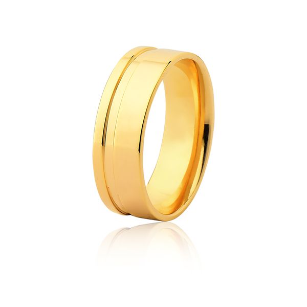 Aliança Ouro Amarelo 18k (7,00mm)