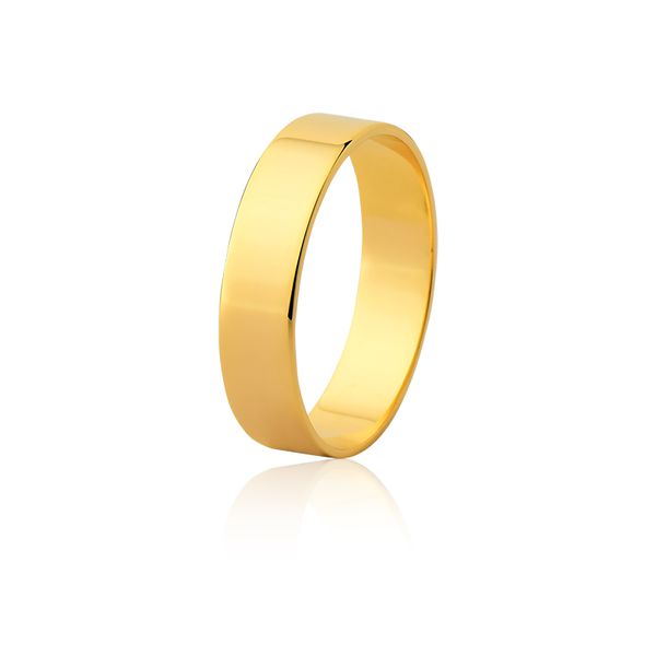 Aliança Ouro Amarelo 18k (5,00mm)