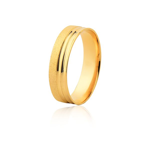 Aliança Ouro Amarelo 18k (5,30mm)