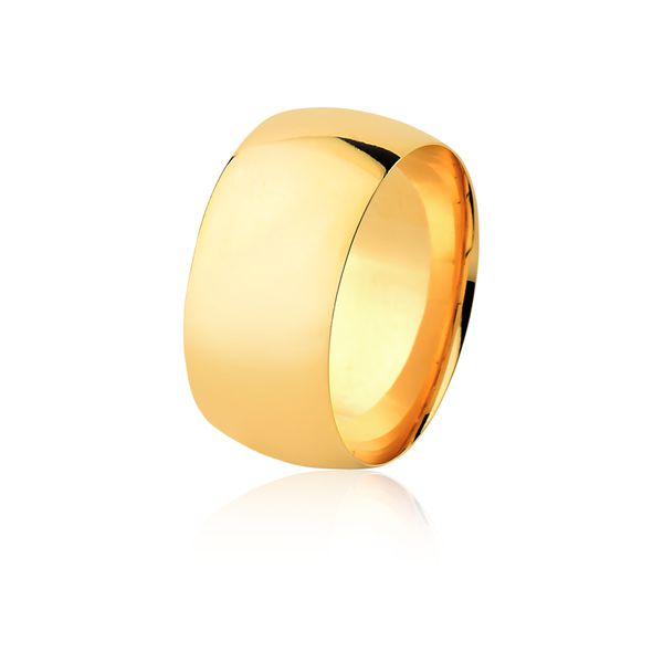 Aliança Ouro Amarelo 18k (10,00mm) - FA-2015-unit - Fábrica das Alianças