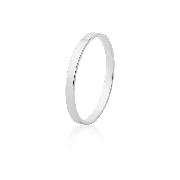 Aliança Ouro Branco 18k (2,00mm)