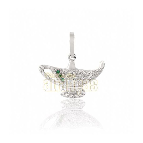 Pingente De Formatura De Enfermagem Em Ouro Branco 18k 0,750 P-03-b - P-03-B - Fábrica das Alianças