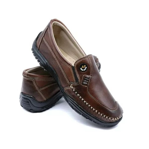 Sapatilha Mocassim Em Couro 