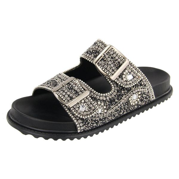 Papete Las Vegas Brilho Strass Preto