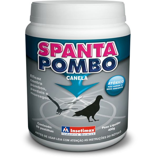 Spanta pombo pastilha 400g Insetimax